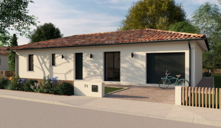 votre maison de 100m2 sur un terrain de 964m2 sur la commune de La Douze au prix de 205000&euro; avec Alpha Constructions